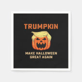 Trumpkin macht Halloween wieder großartig - klassi Serviette (Vorderseite)
