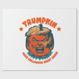 trumpkin macht Halloween wieder großartig lustig Geschenkpapier