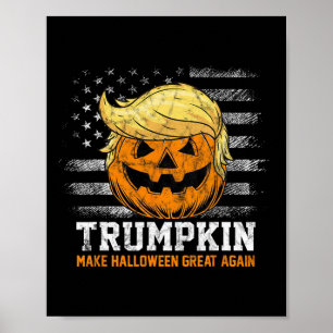 Trumpkin macht Halloween wieder großartig, lustige Poster