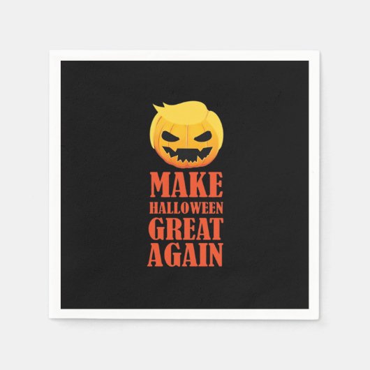 Trumpkin macht Halloween wieder großartig - MAGA P Serviette (Vorderseite)