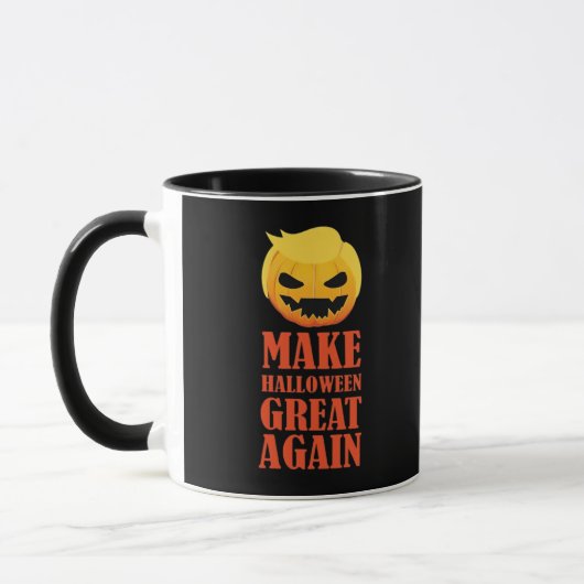Trumpkin macht Halloween wieder großartig - MAGA P Tasse (Links)