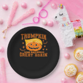 Trumpkin macht Halloween wieder großartig - Spooky Pappteller (Party)