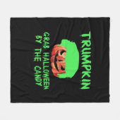 Trumpkin macht Halloween wieder großartig, um sich Fleecedecke (Vorderseite (Horizontal))