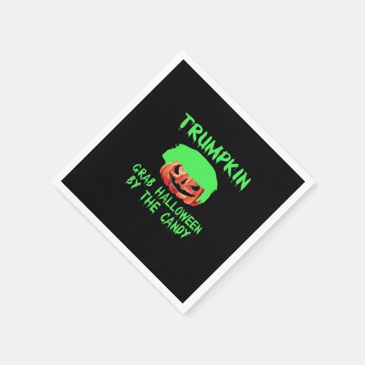 Trumpkin macht Halloween wieder großartig, um sich Serviette (Ecke)