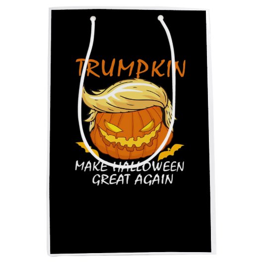 Trumpkin macht Halloween wieder klassisch - Funn Mittlere Geschenktüte (Vorderseite)