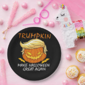 Trumpkin macht Halloween wieder klassisch - Funn Pappteller (Party)