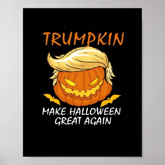 Trumpkin macht Halloween wieder klassisch - Funn Poster (Vorne)