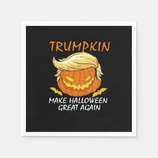 Trumpkin macht Halloween wieder klassisch - Funn Serviette (Vorderseite)