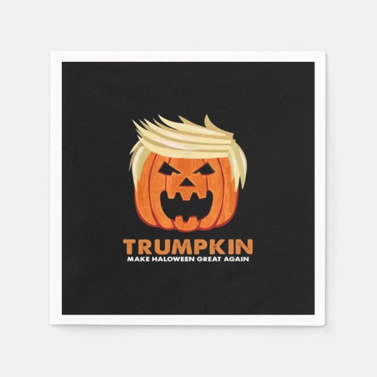 Trumpkin macht Halloween wieder klassisch - Limi Serviette (Vorderseite)