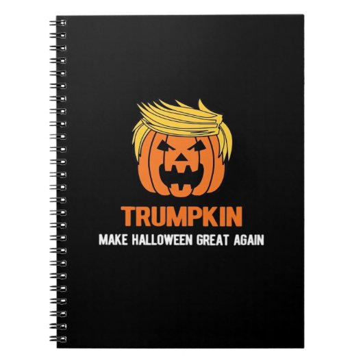 Trumpkin macht Halloween wieder klassisch Notizblock (Vorderseite)