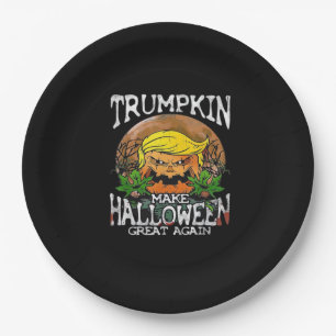 Trumpkin macht Halloween wieder klassisch Pappteller