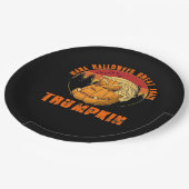 Trumpkin macht Halloween wieder klassisch - Paro Pappteller (Schrägansicht)