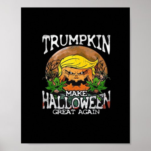 Trumpkin macht Halloween wieder klassisch Poster (Vorne)