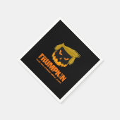 Trumpkin, macht Halloween wieder klassisch Serviette (Ecke)