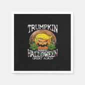 Trumpkin macht Halloween wieder klassisch Serviette (Vorderseite)