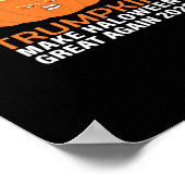 Trumpkin macht Halloween wieder klassisch - Spoo Poster (Ecke)