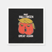 Trumpkin macht Halloween wieder klassisch - Spoo Serviette (Vorderseite)