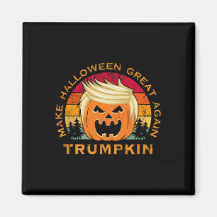 Trumpkin macht Halloween wieder Vintag Magnet