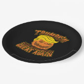 Trumpkin macht Halloween wieder zu einer lustigen Pappteller (Schrägansicht)