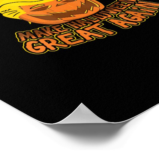 Trumpkin macht Halloween wieder zu einer lustigen Poster (Ecke)