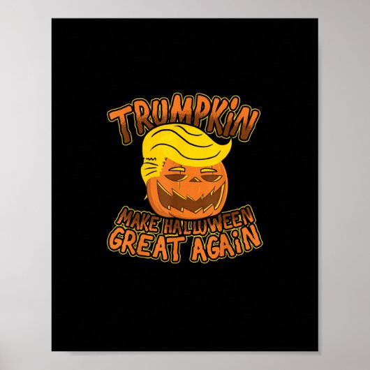 Trumpkin macht Halloween wieder zu einer lustigen Poster (Vorne)