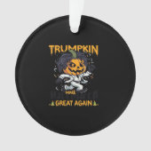Trumpkin macht Halloween wieder zu Trumpkin-Kosten Ornament (Vorderseite)