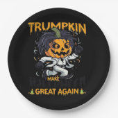 Trumpkin macht Halloween wieder zu Trumpkin-Kosten Pappteller (Vorderseite)