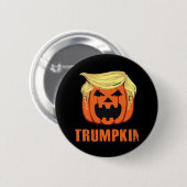 Trumpkin Make Halloween Button (Vorne & Hinten)