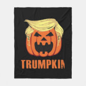 Trumpkin Make Halloween Fleecedecke (Vorderseite)