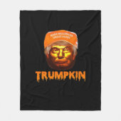 Trumpkin Make Halloween Great Again Sloth Fleecedecke (Vorderseite)