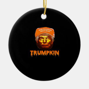 Trumpkin Make Halloween Great Again Sloth Keramik Ornament