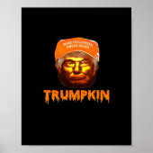 Trumpkin Make Halloween Great Again Sloth Poster (Vorne)