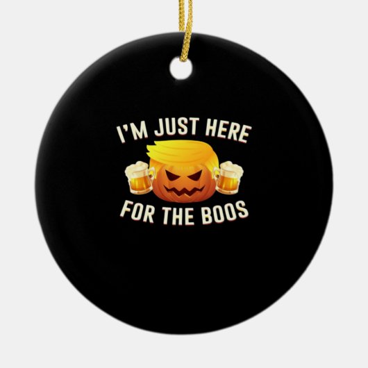 Trumpkin nur für das Boos Halloween-Kostüm Keramik Ornament (Vorne)
