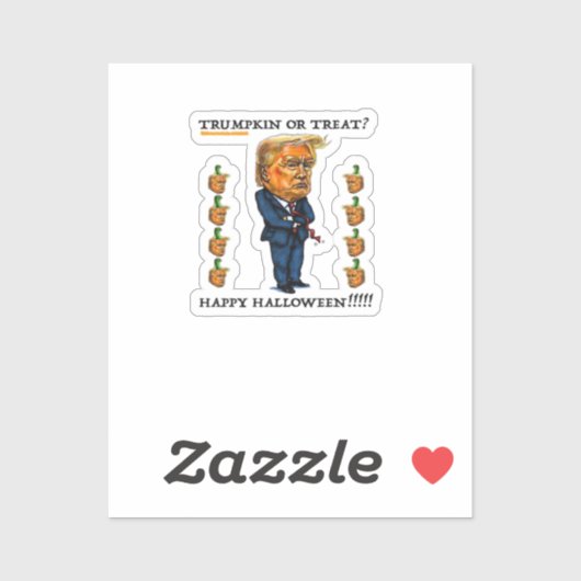 Trumpkin oder Leckerei Classic Aufkleber (Blatt)