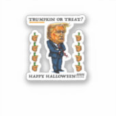 Trumpkin oder Leckerei Classic Aufkleber (Vorderseite)
