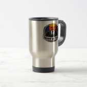 Trumpkin oder Leckerei Halloween - Politisches Kos Reisebecher (VorderseiteRechts)