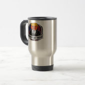 Trumpkin oder Leckerei Halloween - Politisches Kos Reisebecher (Vorderseite Links)