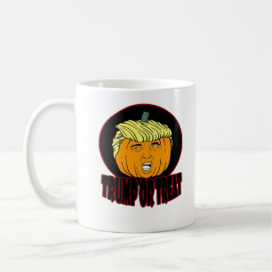 Trumpkin oder Leckerei Halloween Trumpkin Trick od Kaffeetasse