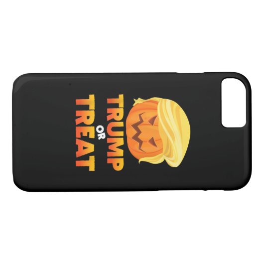 Trumpkin oder Leckerei Trumpkin Halloween-Kostüm Case-Mate iPhone Hülle (Rückseite (Horizontal))