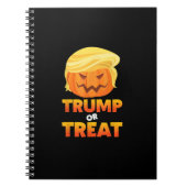 Trumpkin oder Leckerei Trumpkin Halloween-Kostüm Notizblock (Vorderseite)