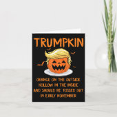 Trumpkin Orange auf der äußeren Anti-Trumpf Hallow Karte (Vorderseite)