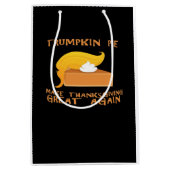 Trumpkin Pie Erntedank Mittlere Geschenktüte (Vorderseite)