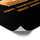 Trumpkin Pie Erntedank wieder groß machen Poster (Ecke)