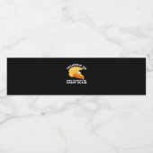 Trumpkin Pie Erntedank wieder groß machen, Türkei Wasserflaschenetikett (Einzelnes Label)