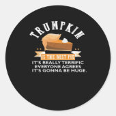 Trumpkin Pie Erntedank wieder großartig geben Runder Aufkleber (Vorderseite)