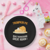 Trumpkin Pie Erntedank wieder großartig pumpen Pappteller (Party)