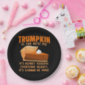 Trumpkin Pie Funny Design - Erntedank Party Hol Pappteller (Party)