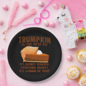 Trumpkin Pie Funny Erntedank Party Holiday Pappteller (Party)