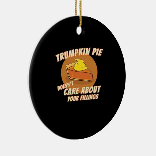 Trumpkin Pie Halloween wieder groß Trumpkin P Keramik Ornament (Rechts)