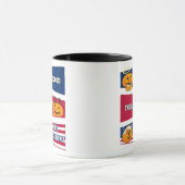 Trumpkin Präsident Halloween Tasse (Zentrum)
